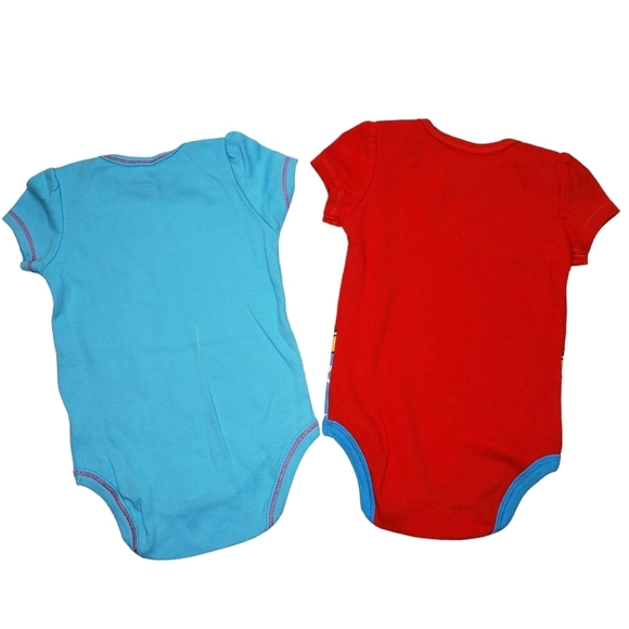 Justice League | Super Girl & Wonder Woman Set of 2 Baby Girl Onesies 3-6 Mos - Picture 2 of 6